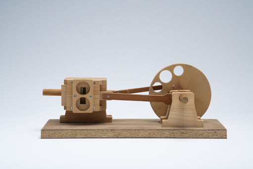 Woodwork-Rotating Piston